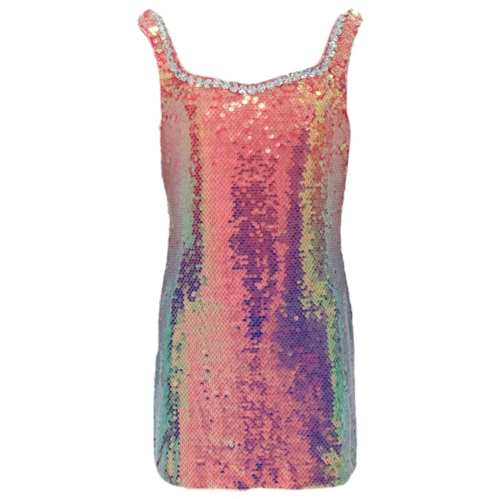 WOMEN'S SUNSET OMBRE SHIMMER DRESS ERAS TOUR TAYLOR SWIFT